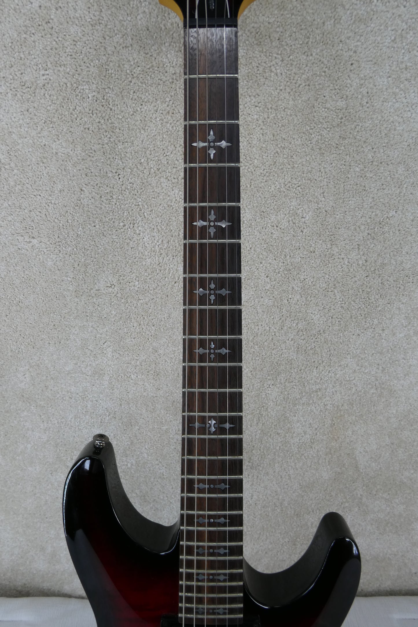 Schecter Demon-6 2014 - 2017 - Crimson Red Burst