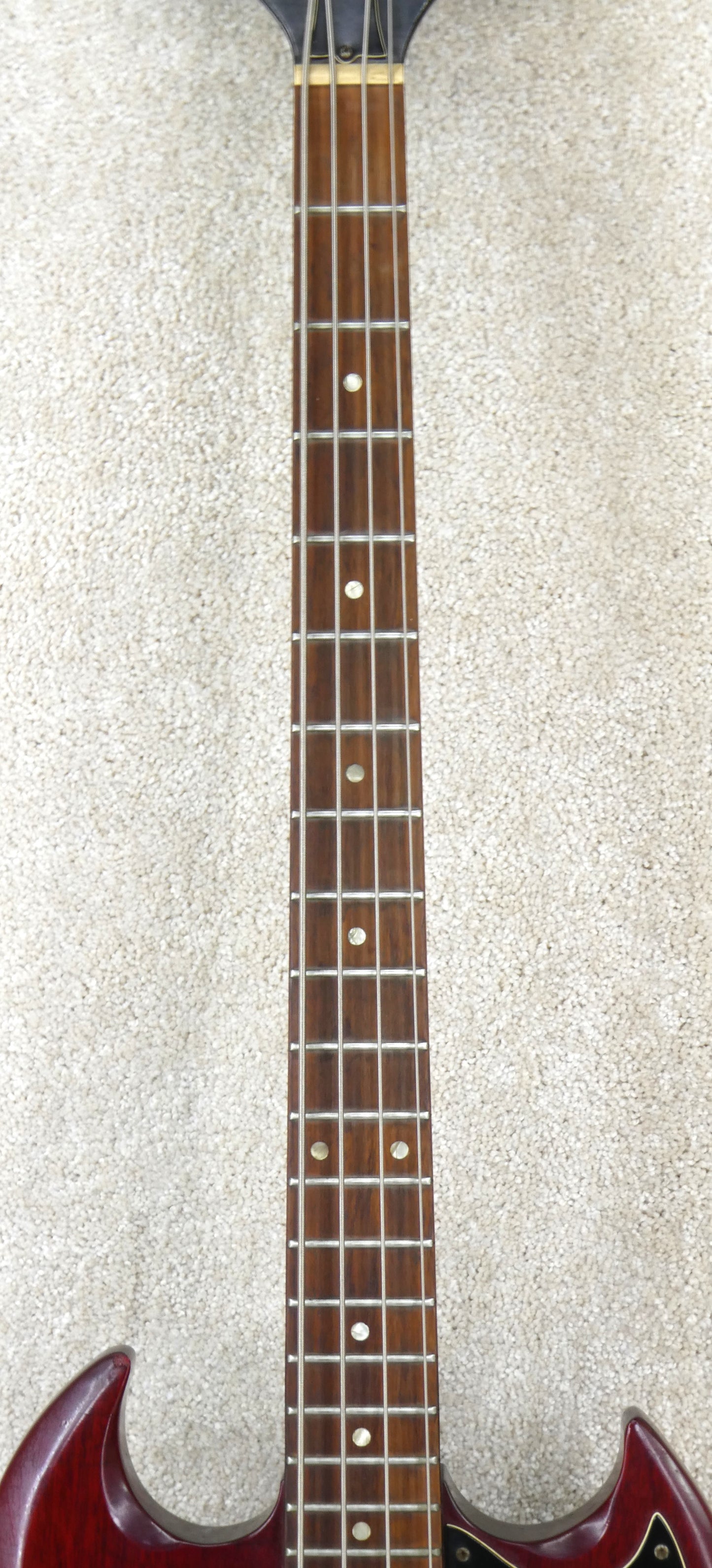 Gibson EB O 1969  Cherry Red W/ Newer Hardshell Case