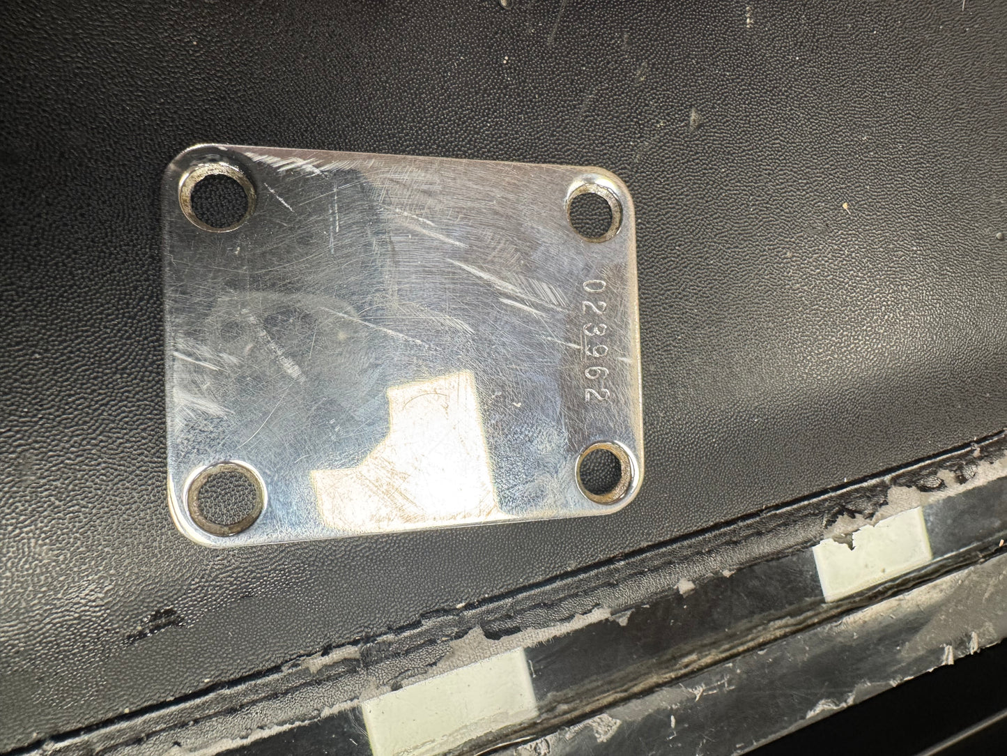 Fender  Stratocaster 1958 - Black Krylon  Newer Tweed Hardshell Case