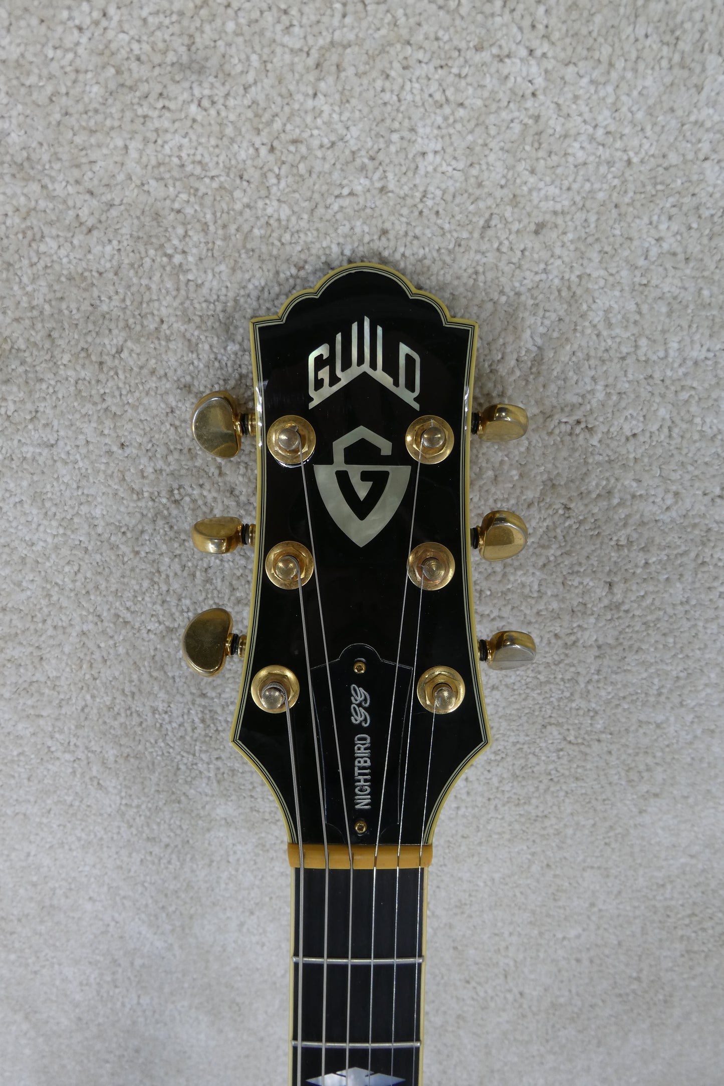 Guild Nightbird II 1987 - Amber Sunburst w/OHSC