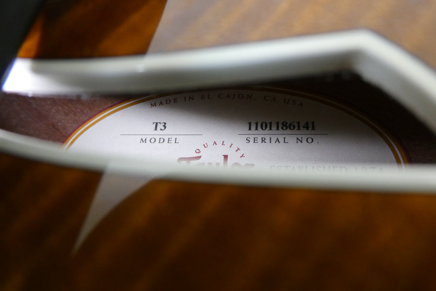 Taylor T3  With OHSC A great almost unplayed example !