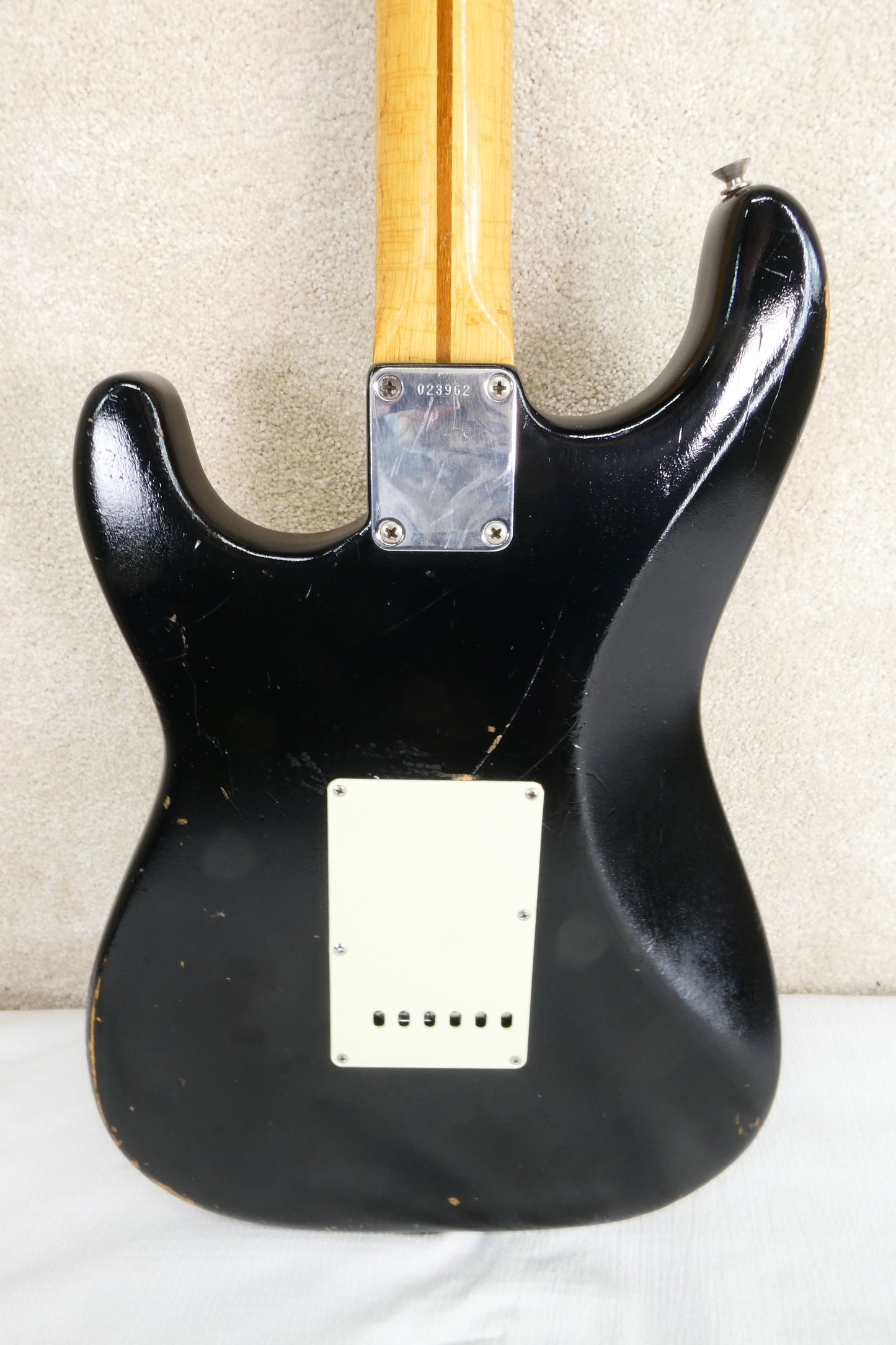 Fender  Stratocaster 1958 - Black Krylon  Newer Tweed Hardshell Case