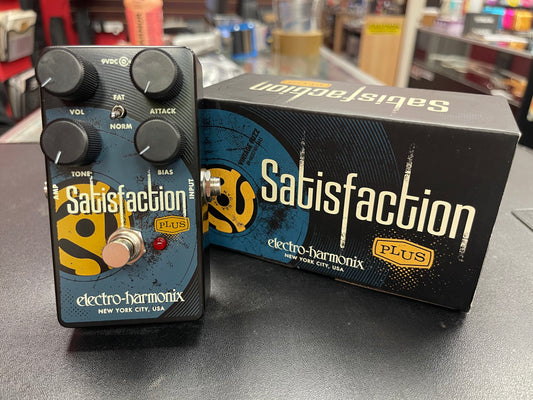 Electro-Harmonix Satisfaction Plus Fuzz 2023 - Present - Black / Blue Graphic