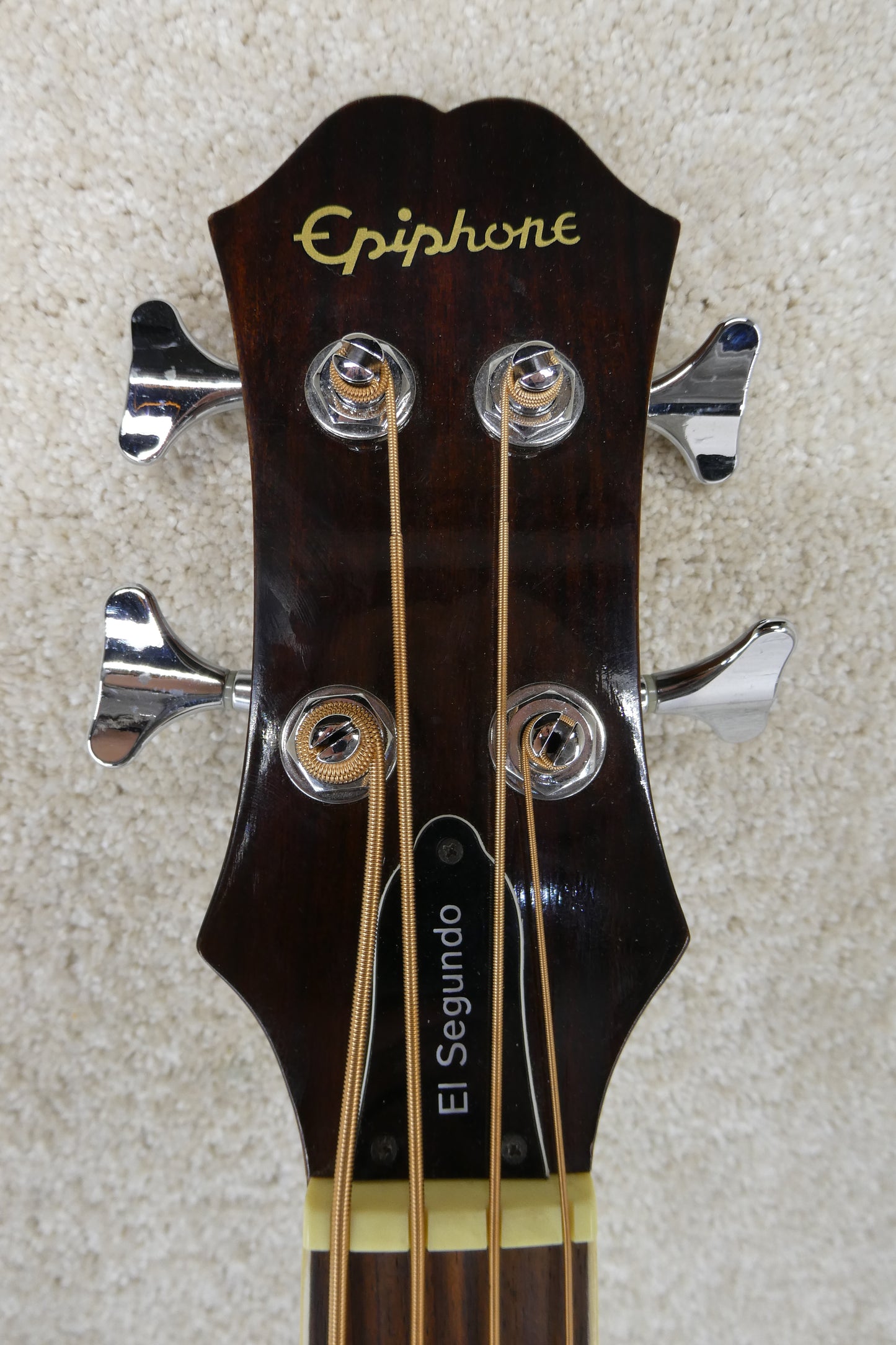 Epiphone El Segundo Acoustic Electric Bass Guitar - Natural