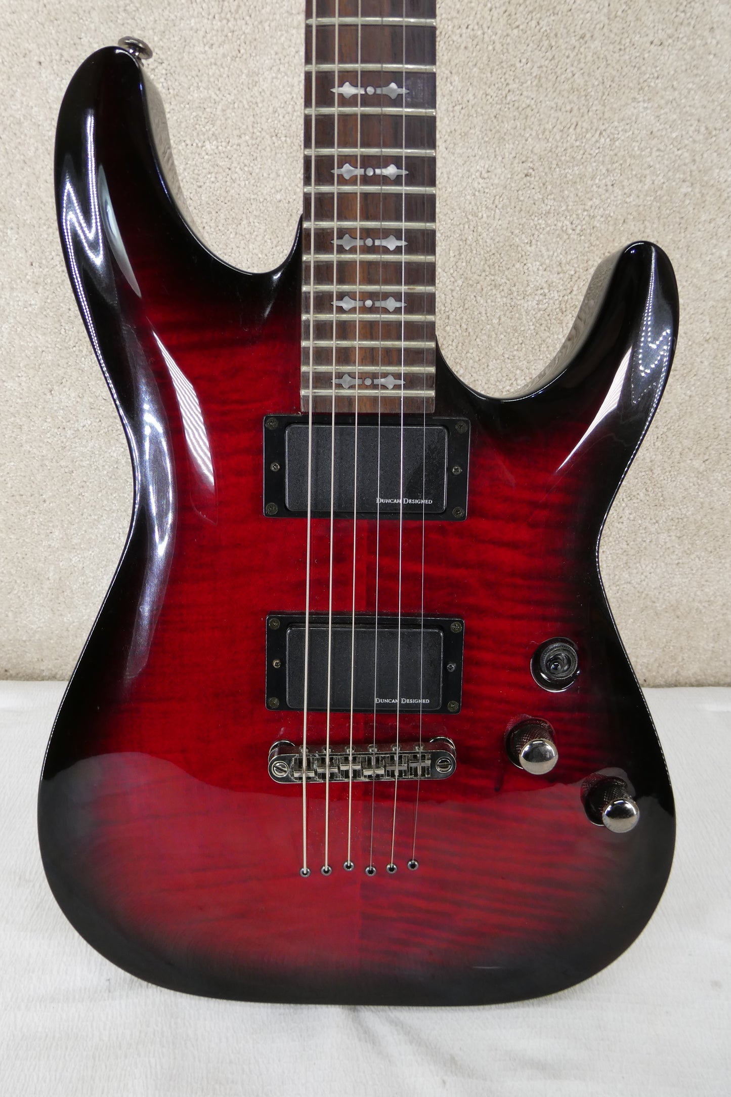 Schecter Demon-6 2014 - 2017 - Crimson Red Burst