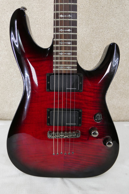 Schecter Demon-6 2014 - 2017 - Crimson Red Burst