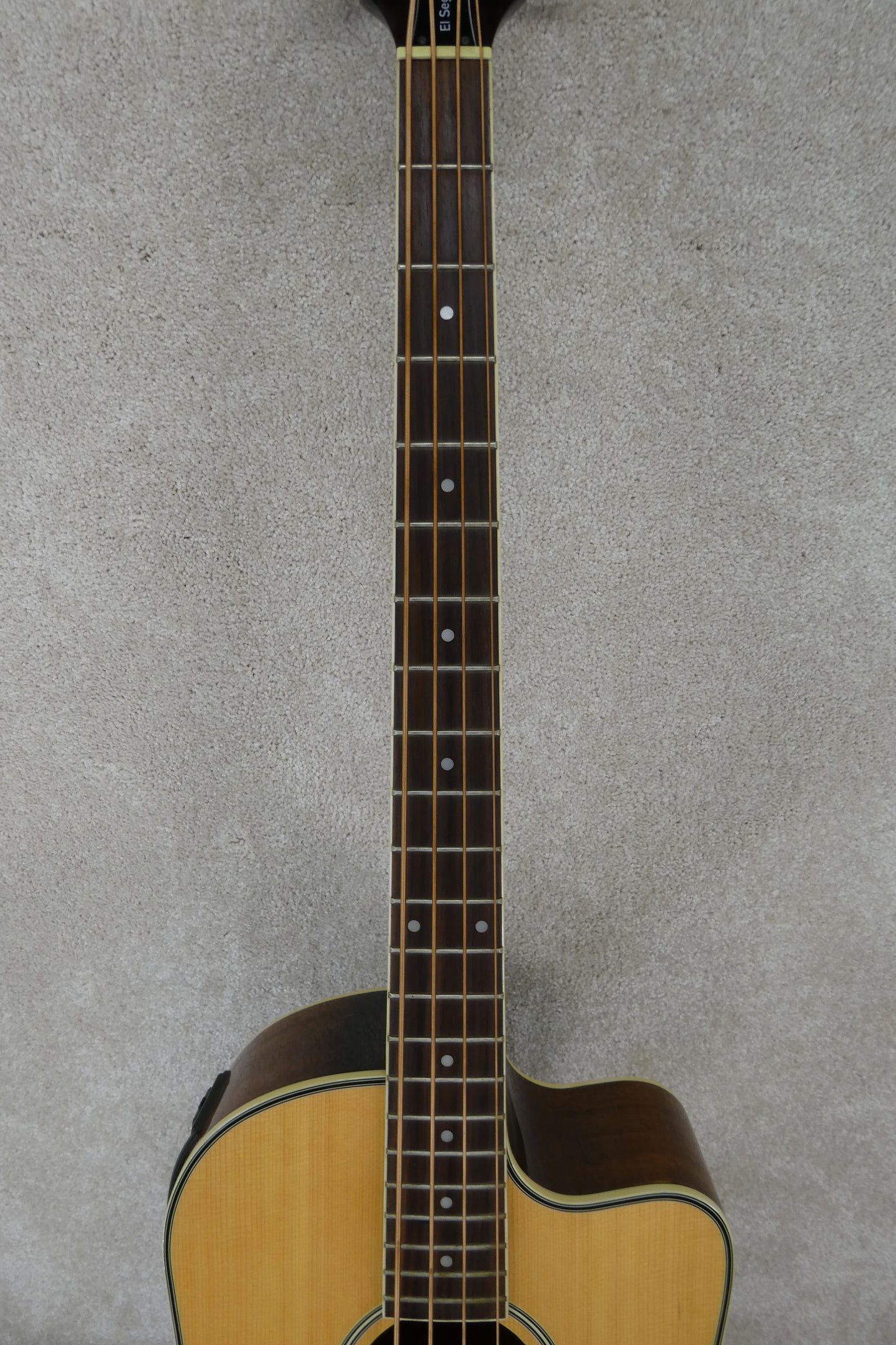Epiphone El Segundo Acoustic Electric Bass Guitar - Natural