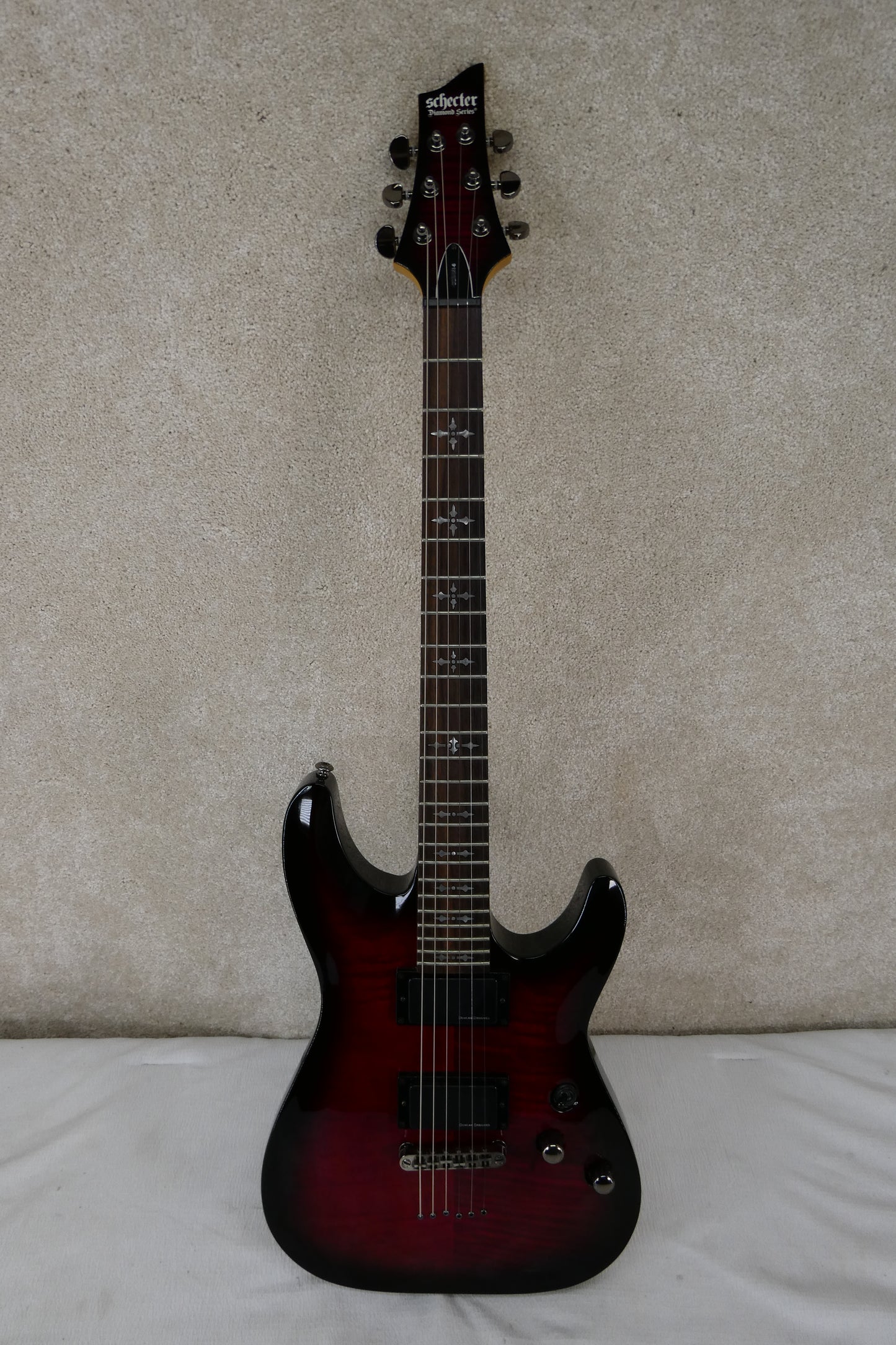 Schecter Demon-6 2014 - 2017 - Crimson Red Burst