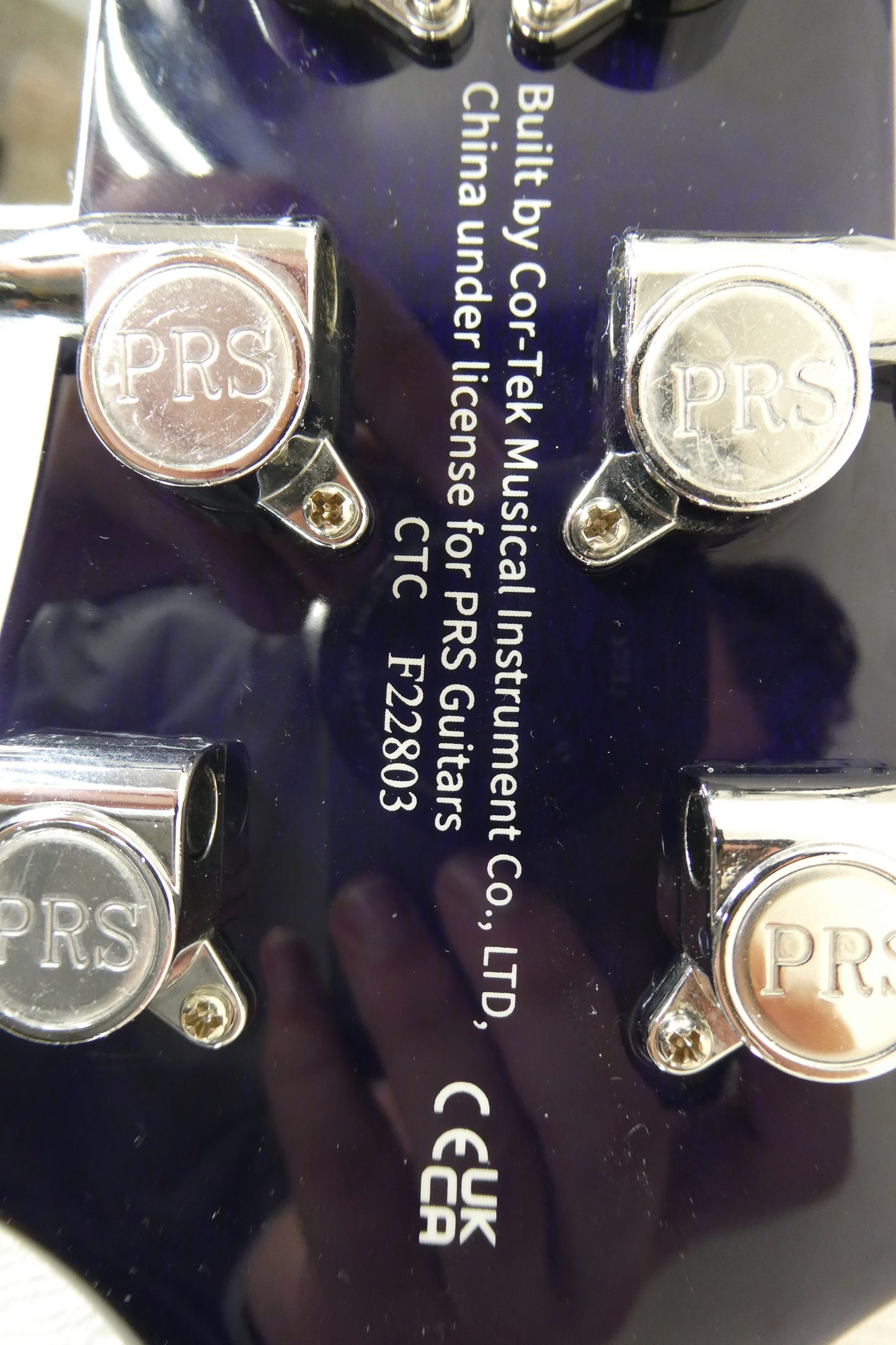 PRS SE  Hollowbody Blue Burst With HSC