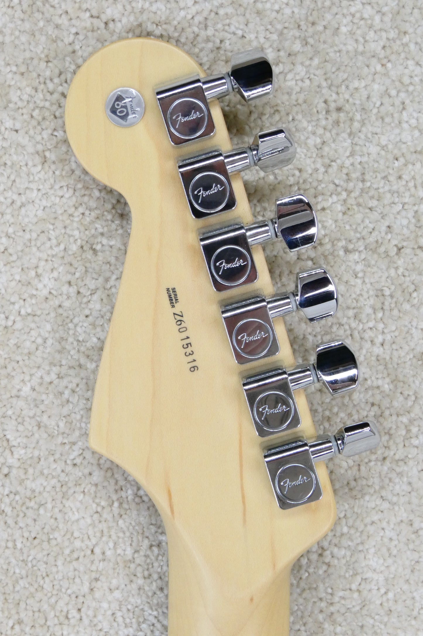 Fender 60th Anniversary Stratocaster with Silver Anniversary Case