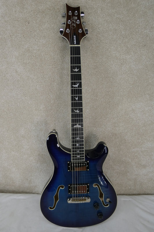 PRS SE  Hollowbody Blue Burst With HSC