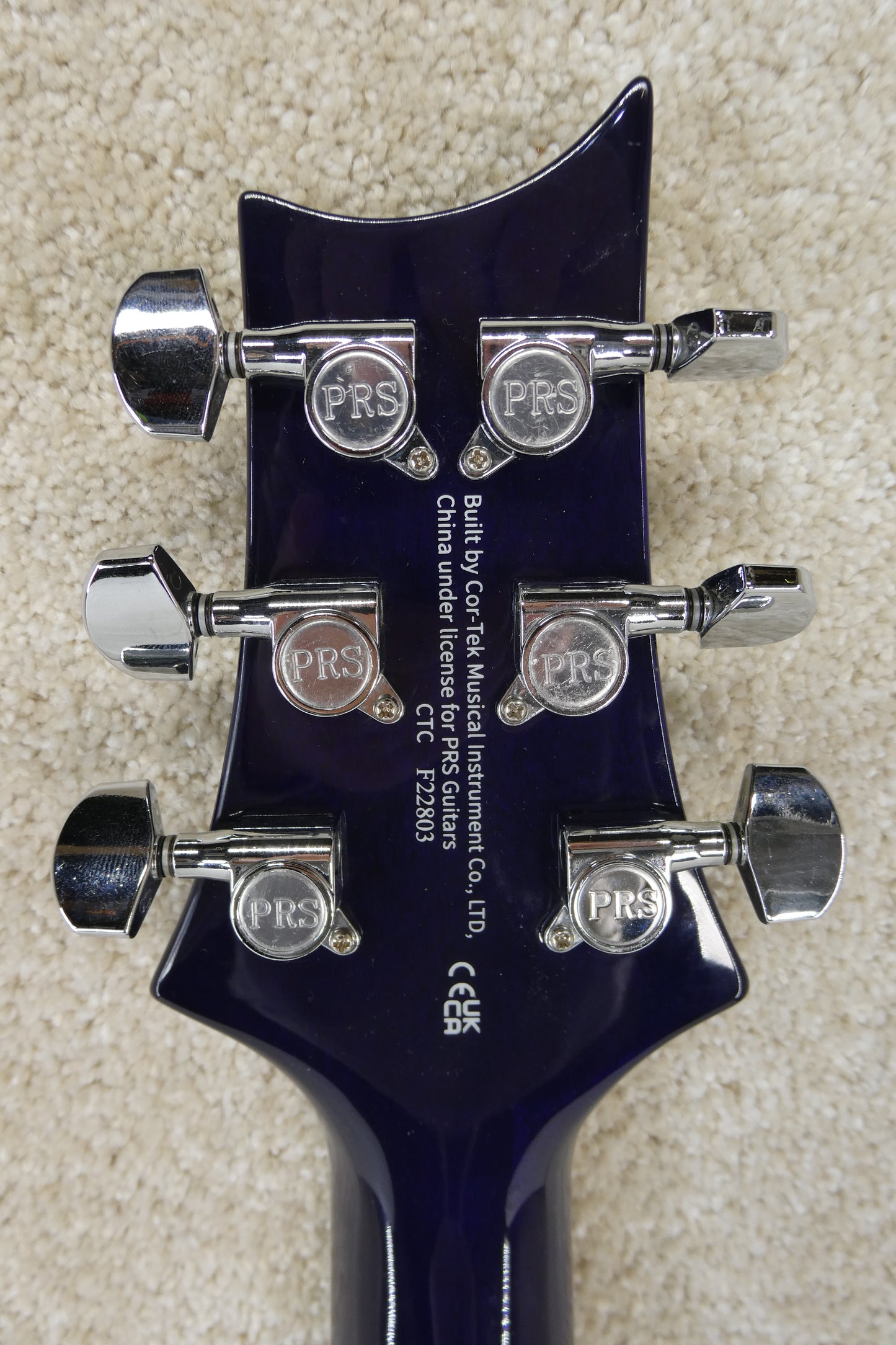 PRS SE  Hollowbody Blue Burst With HSC