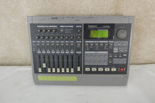 Roland VS-880 Digital Studio Workstation 1996 - 1998 - Gray Sold as is not as was or as can be !