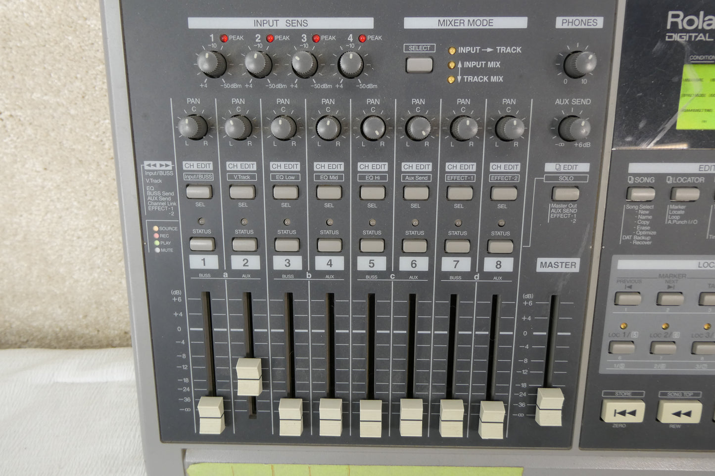 Roland VS-880 Digital Studio Workstation 1996 - 1998 - Gray Sold as is not as was or as can be !