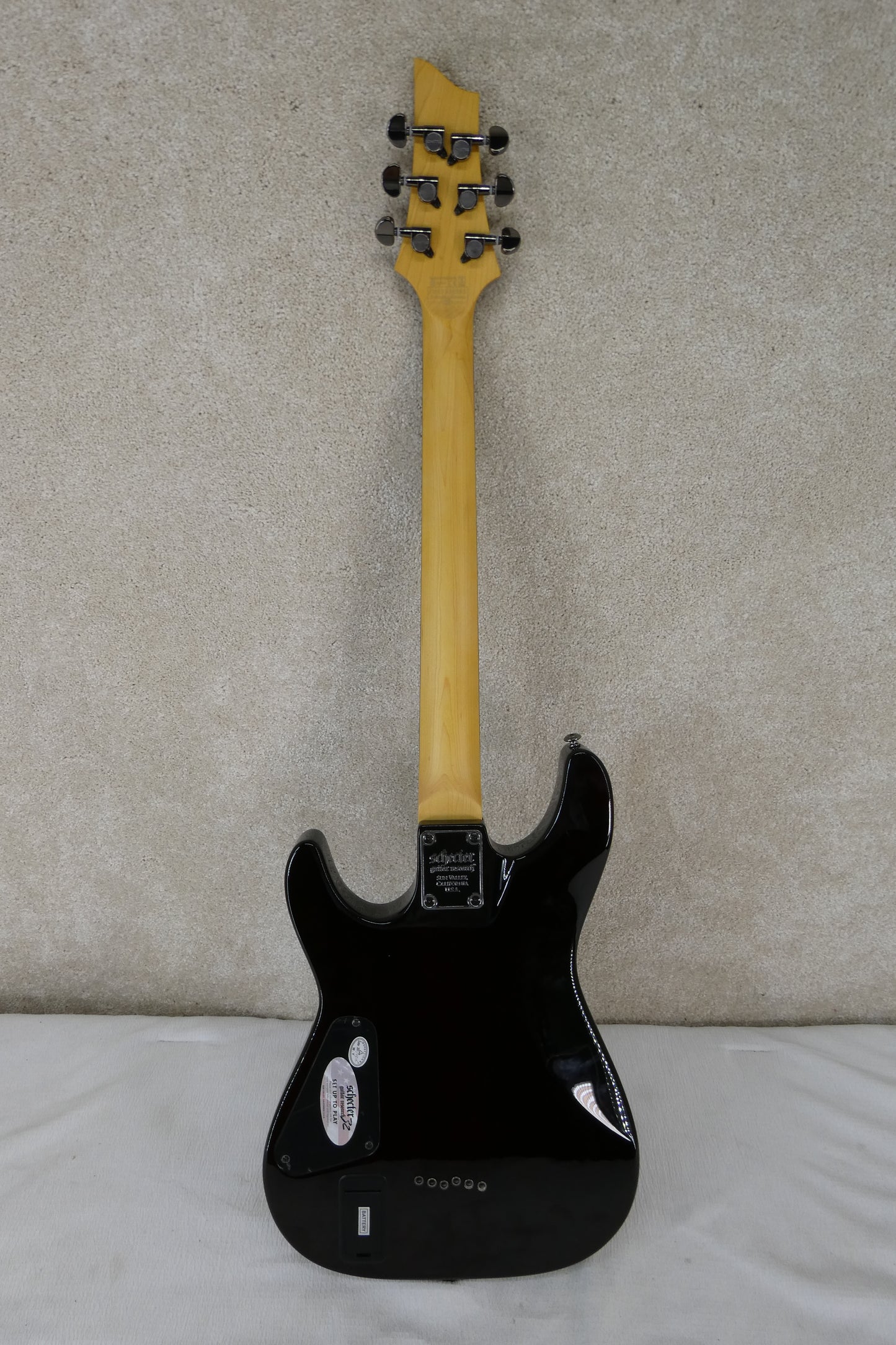 Schecter Demon-6 2014 - 2017 - Crimson Red Burst