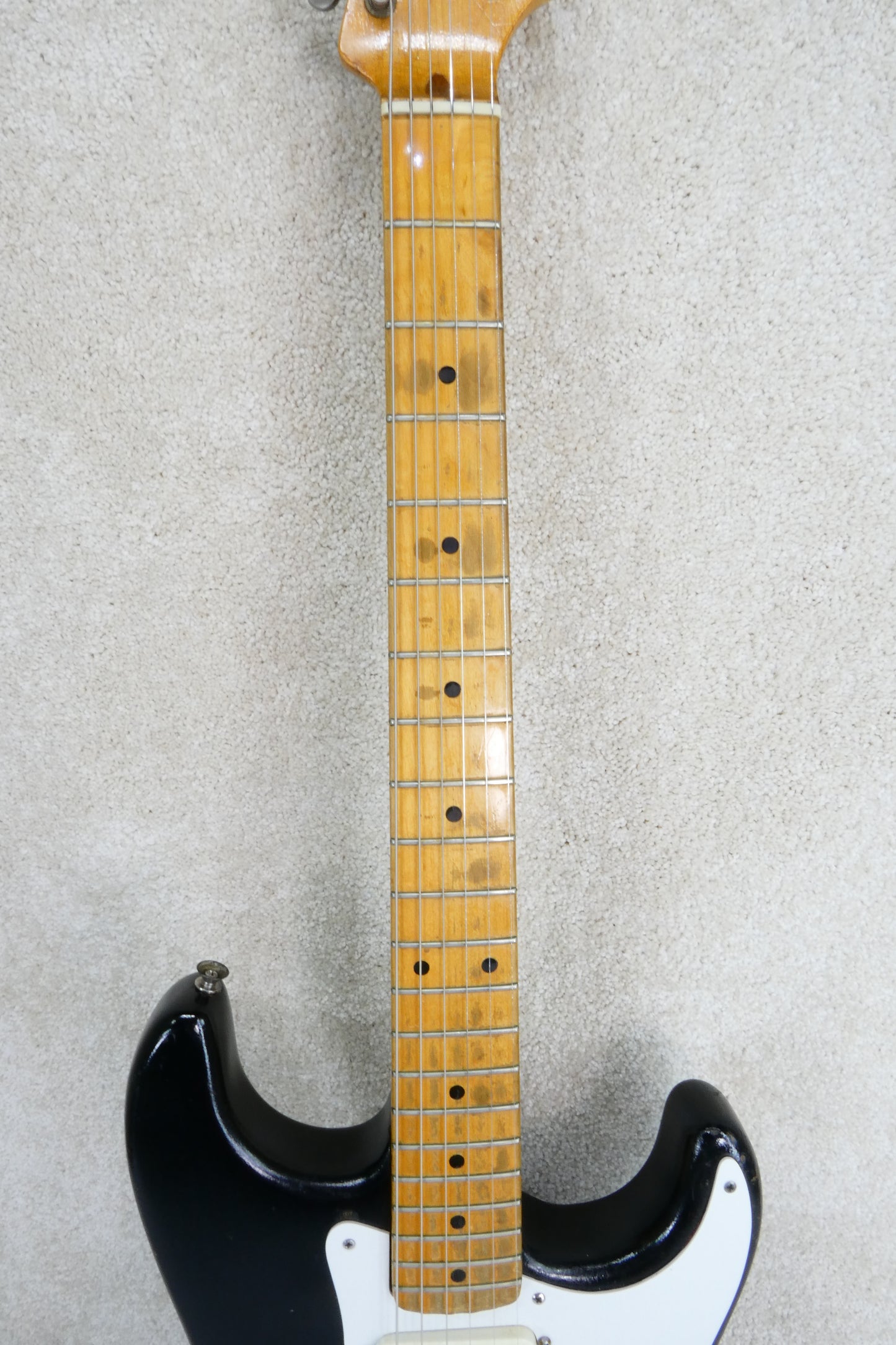 Fender  Stratocaster 1958 - Black Krylon  Newer Tweed Hardshell Case