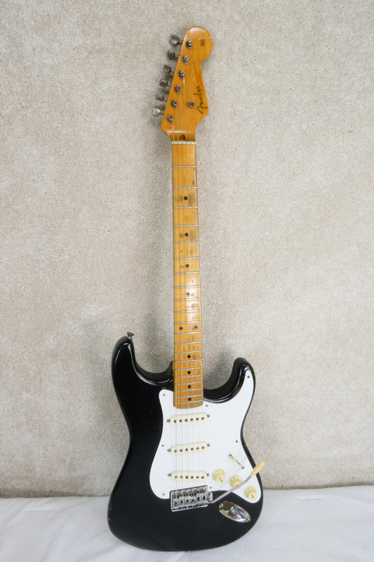 Fender  Stratocaster 1958 - Black Krylon  Newer Tweed Hardshell Case